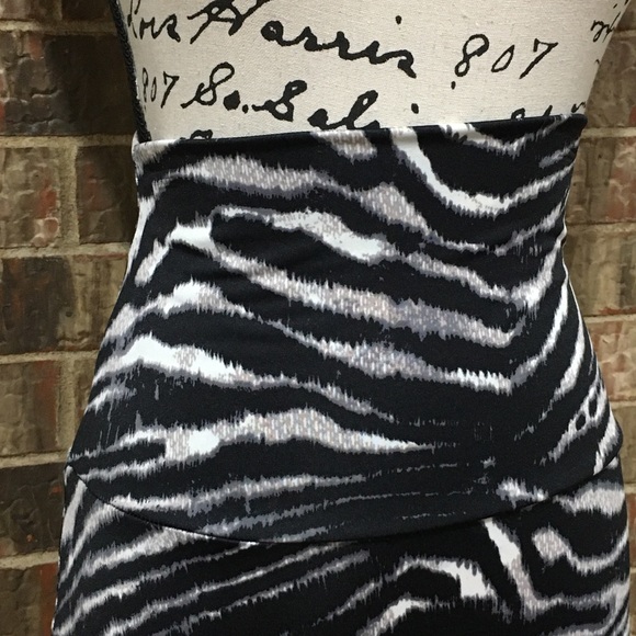 NWOT AVITAL Pretty Animal Print 3 in 1 Skirt/Dress - Picture 4 of 14